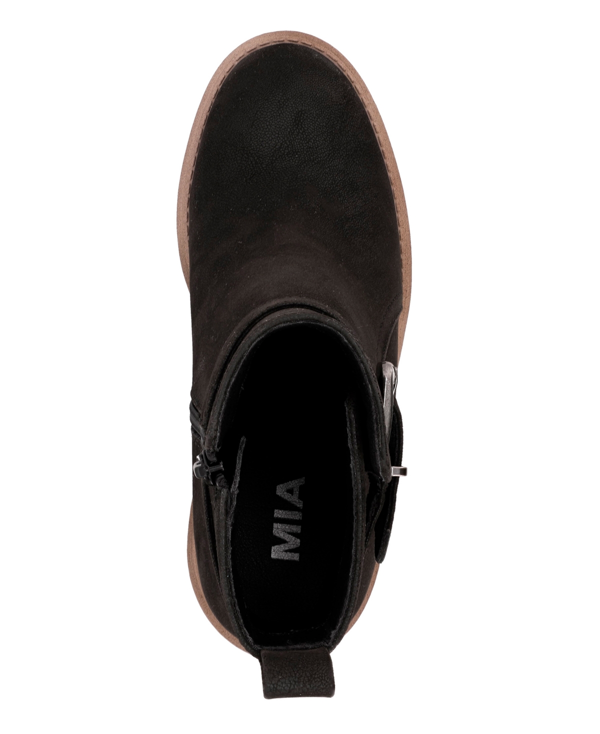 Mia Cleste Wedge Bootie In Black