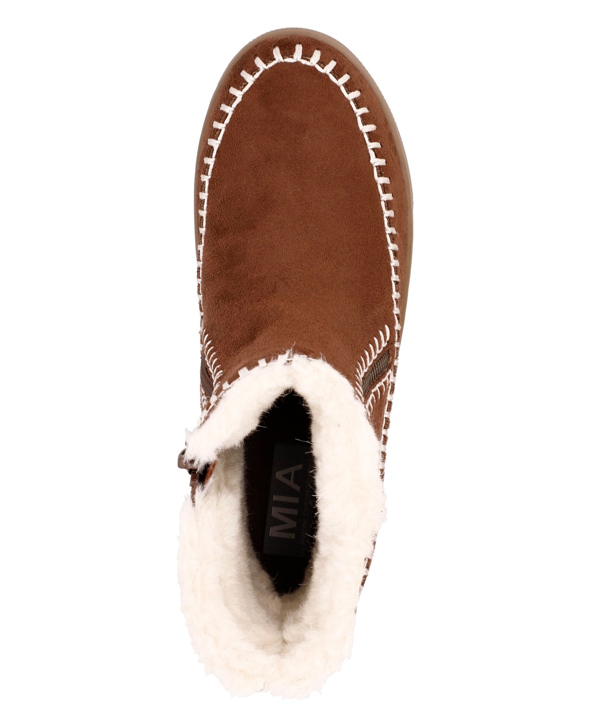 Shop Mia Women's Stormie Cold Weather Platform Booties In Cognac