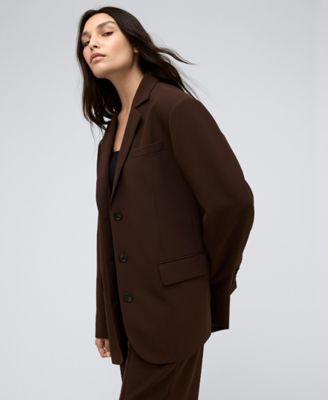 Women's Vision Twill Three-Button Boyfriend Jacket