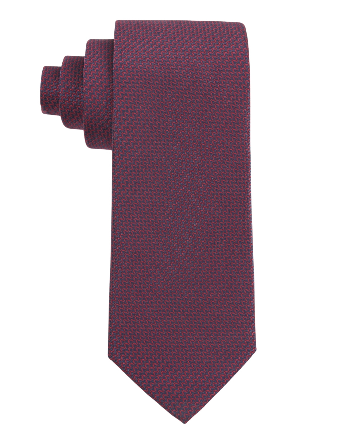 Men's Classic Tie - Burgundy/Navy