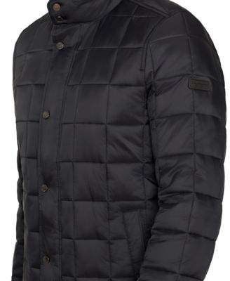 Men's Box-Quilted Full-Zip Puffer Jacket