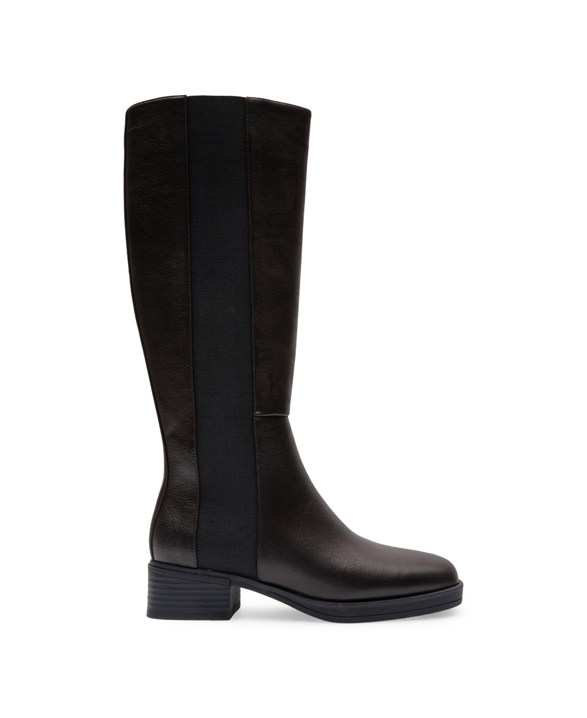 Shop Aerosoles Women's Daria Double Zip Tall Boots In Java Grainy Faux Leather - Polyurethane