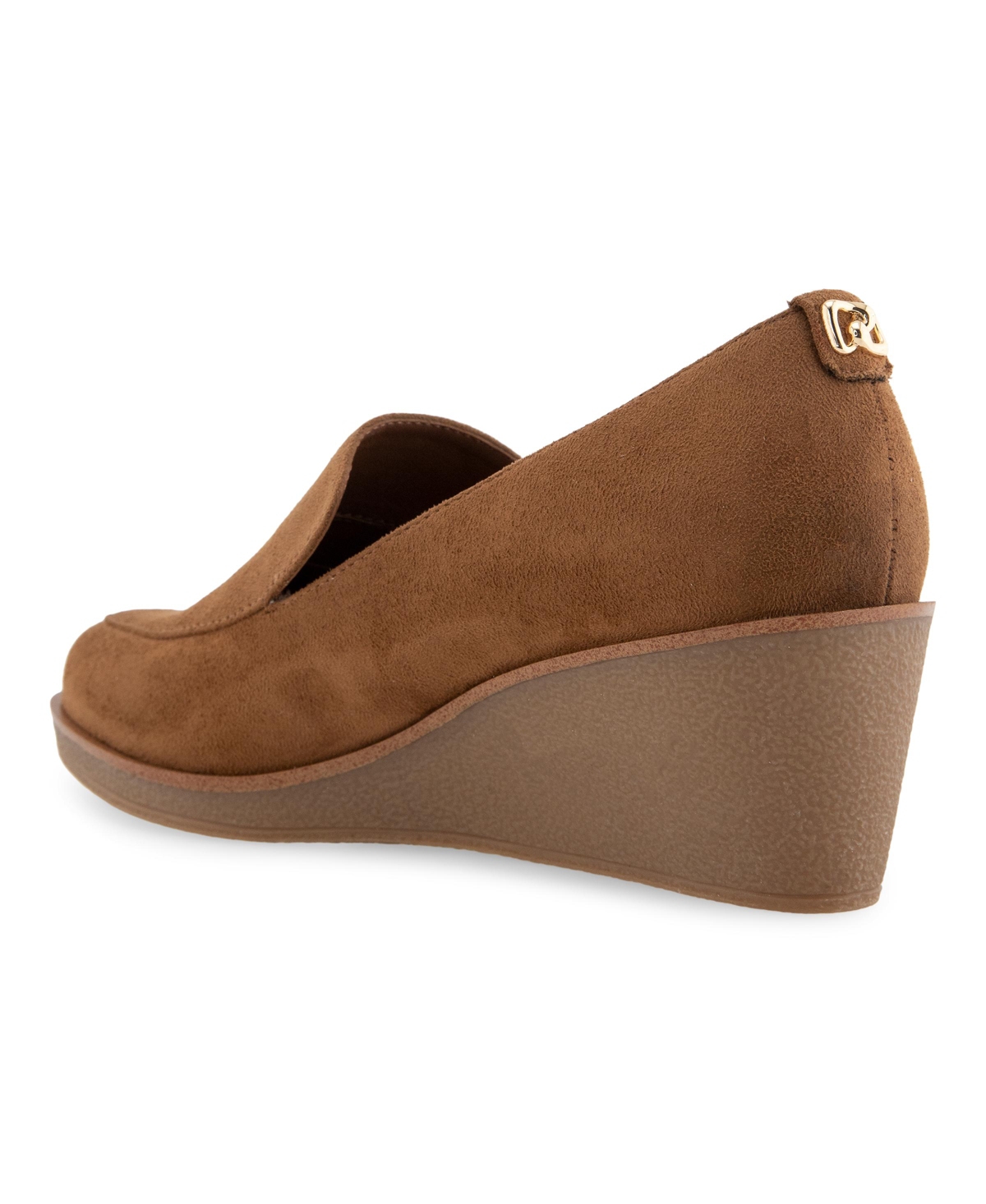 AEROSOLES WOMEN'S BASIL WEDGE HEEL LOAFERS 