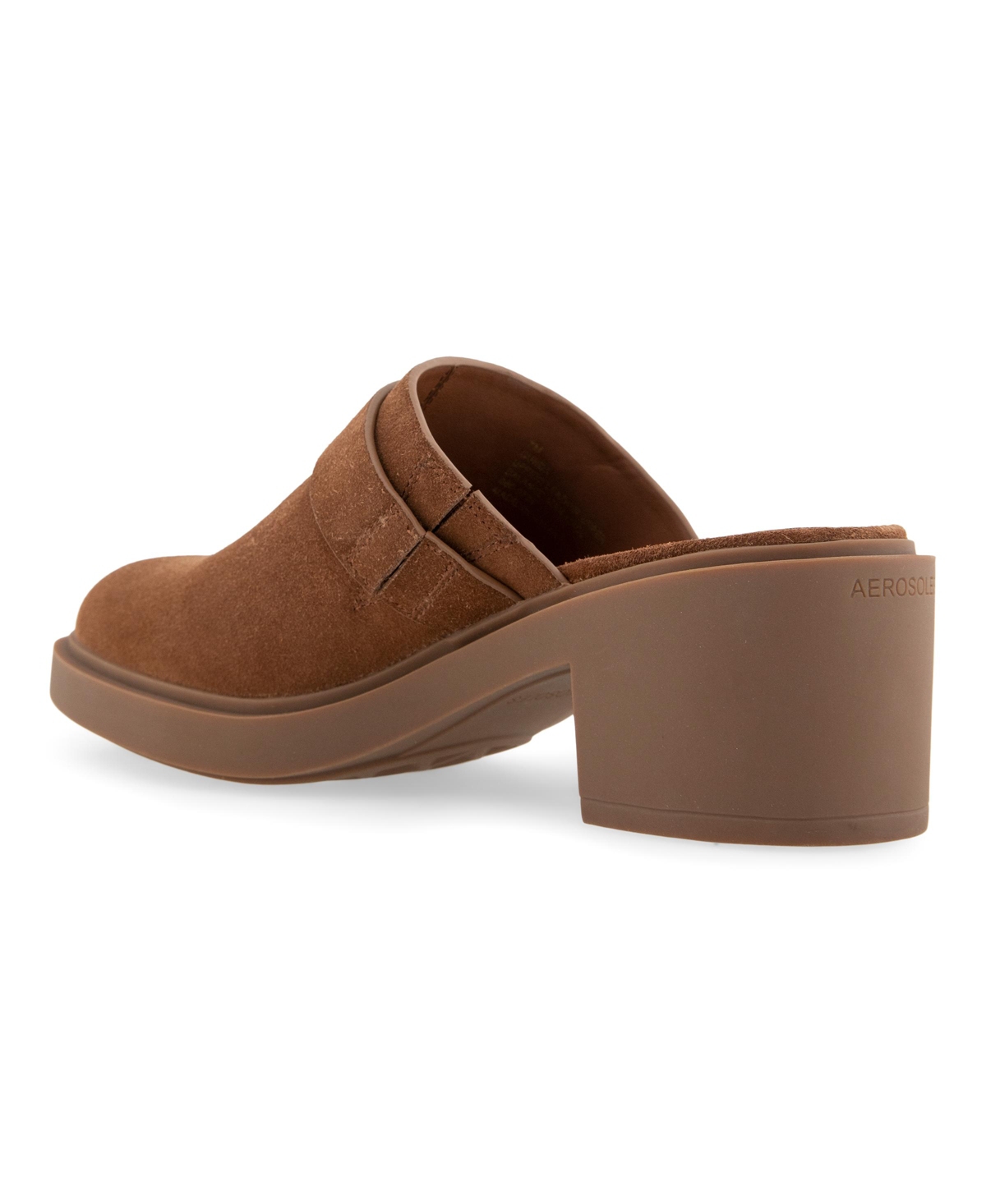 AEROSOLES WOMEN'S GUNDA BLOCK HEEL MULES 
