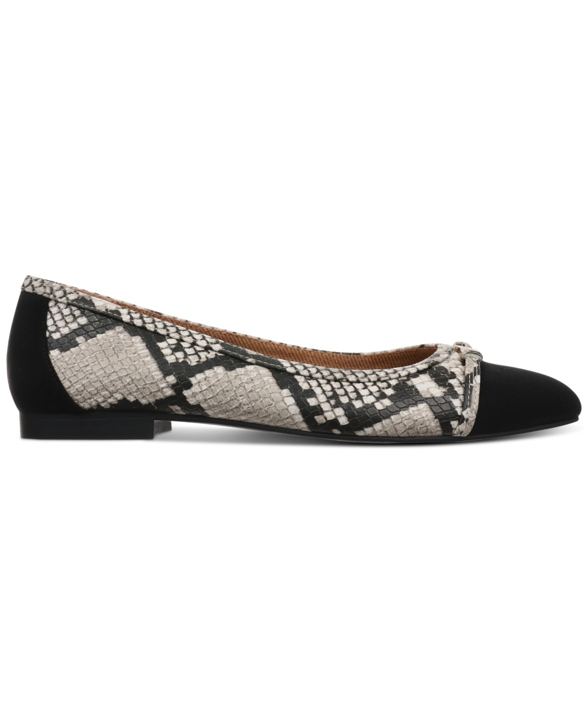 GIANI BERNINI WOMEN'S MADELINEE MEMORY FOAM CAP TOE BALLET FLATS, CREATED FOR MACY'S 