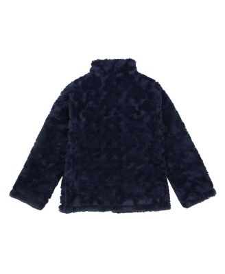 Girls Reversible Sherpa Fleece Puffer Jacket