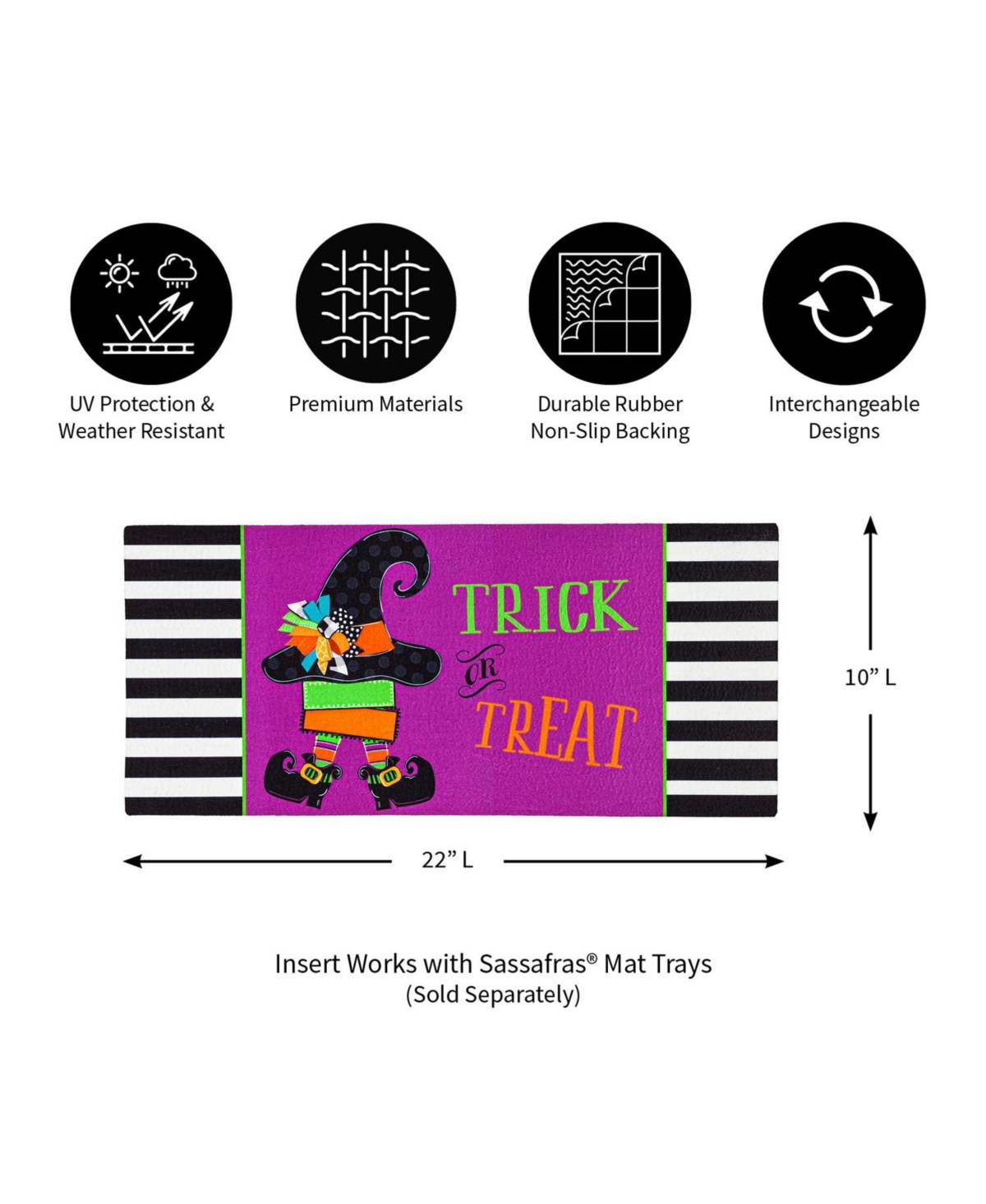 Trick Or Treat Witch Sassafras Switch Mat