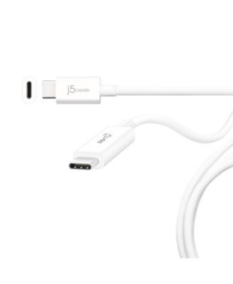 JUCX01 USB 3.1 Type-C to Type-C Coaxial Cable, 2ft