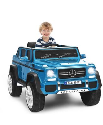 12V Licensed Mercedes-Benz Kids Ride On Car RC Motorized Vehicles w/ Trunk Pink