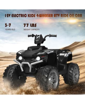 12V Kids Ride on ATV with LED Lights and Treaded Tires and LED lights