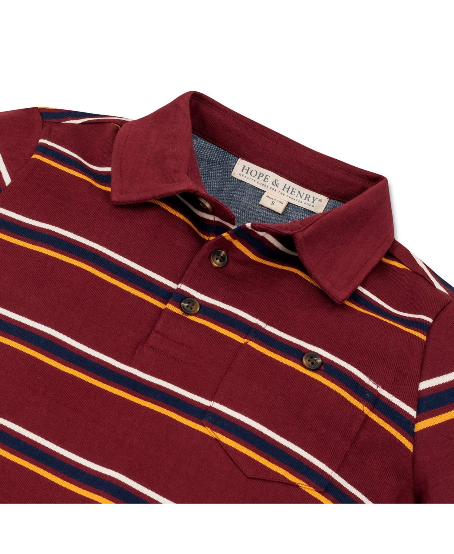 Baby Boys Hope and Henry Short Sleeve Jersey Polo