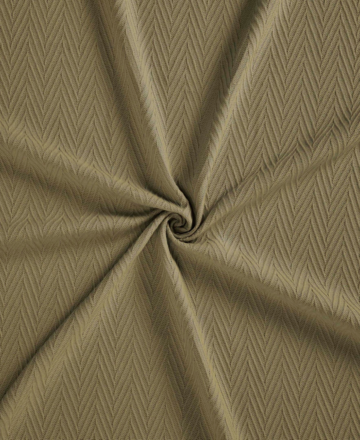 Superior Chevron All-season Cotton Blanket, Full/queen In Sage