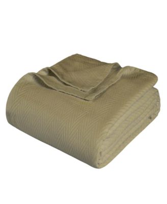 Chevron All-Season Cotton Blanket, Twin