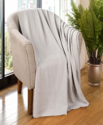 Chevron All-Season Cotton Throw, 50" x 60"