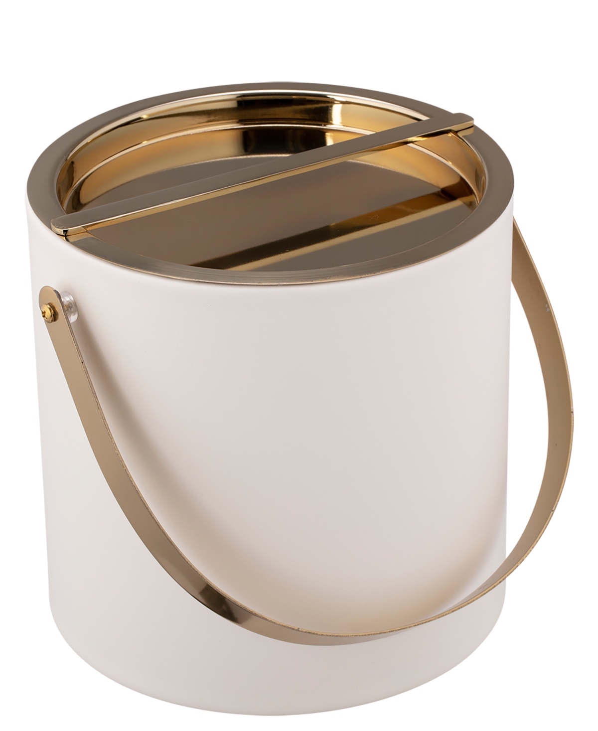 Kraftware Milan Ice Bucket, 3 Quart In White