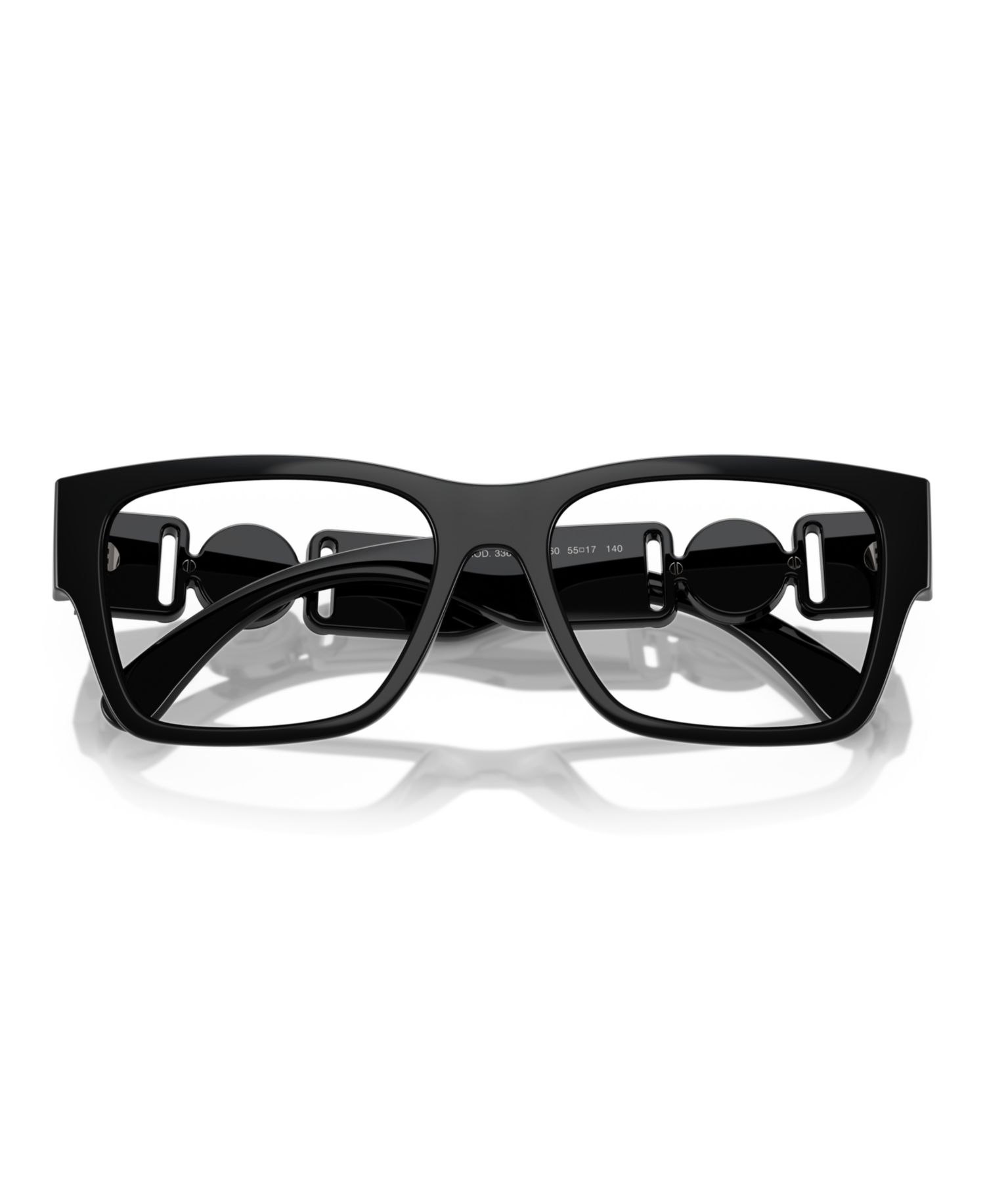 Man Square Plastic VE3368U Eyeglasses