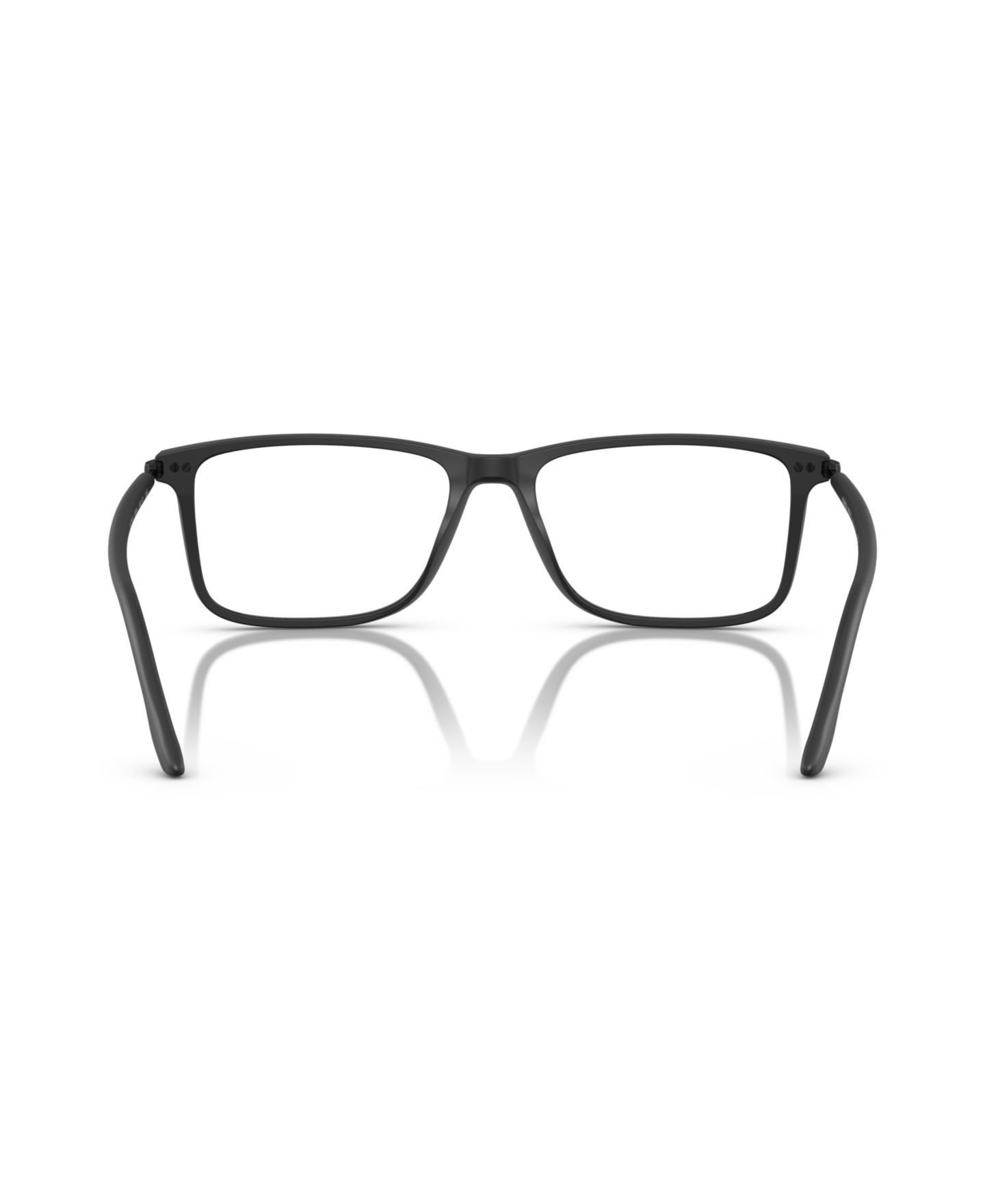 Мужские очки Giorgio Armani Man Rectangle Plastic AR7261 Eyeglasses, цвет: Матовый чёрный — фото 3