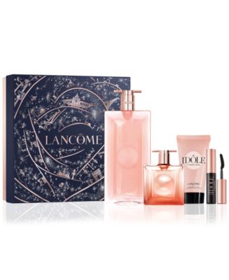 Lancome Idole 4 pc 2024 Gift Set Nectar Mini EDP 0.16 oz, Body & Hand Cream, Bag