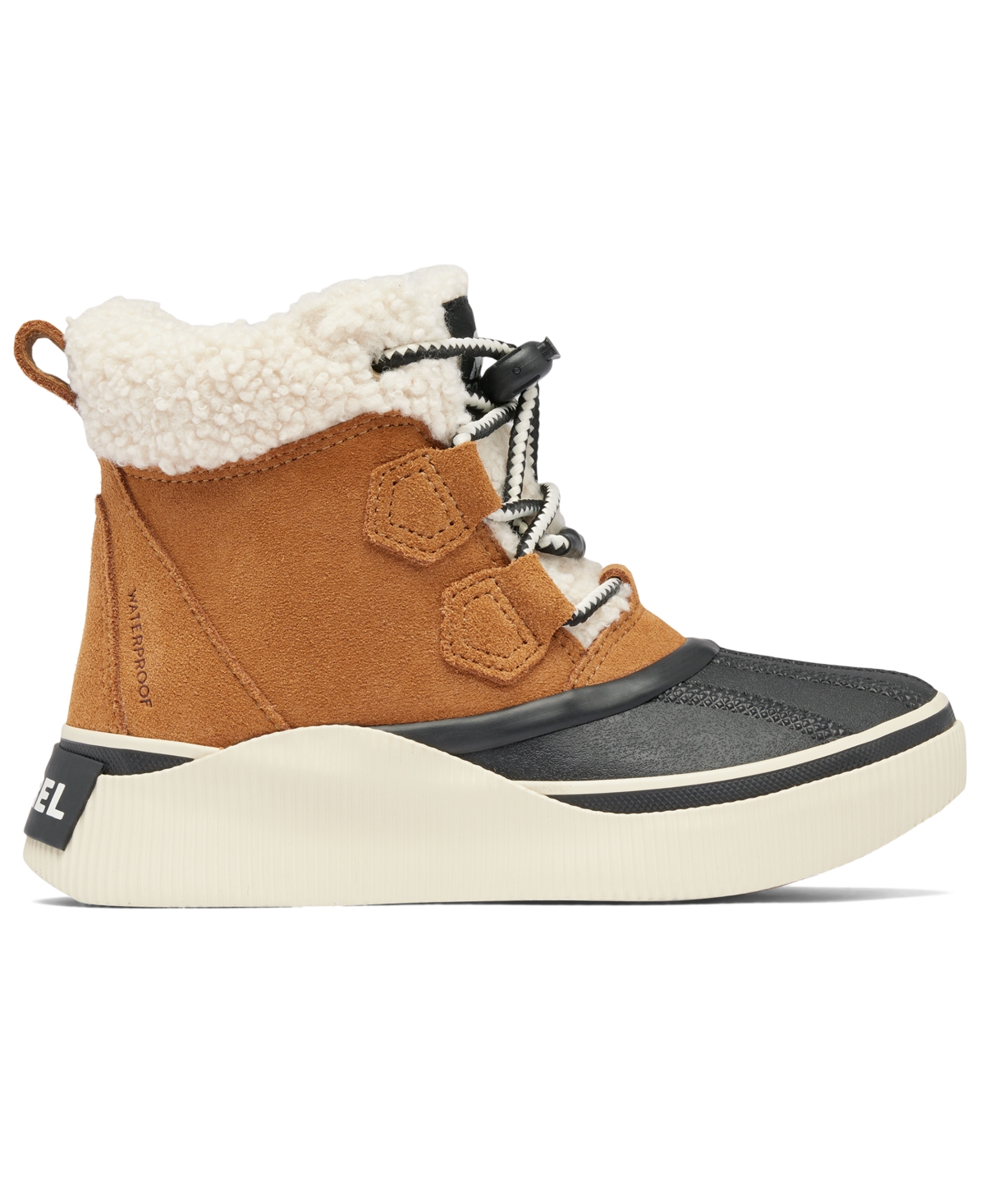 Sorel Out N About Iv Chillz Waterproof Duck Boot In Taffy,black