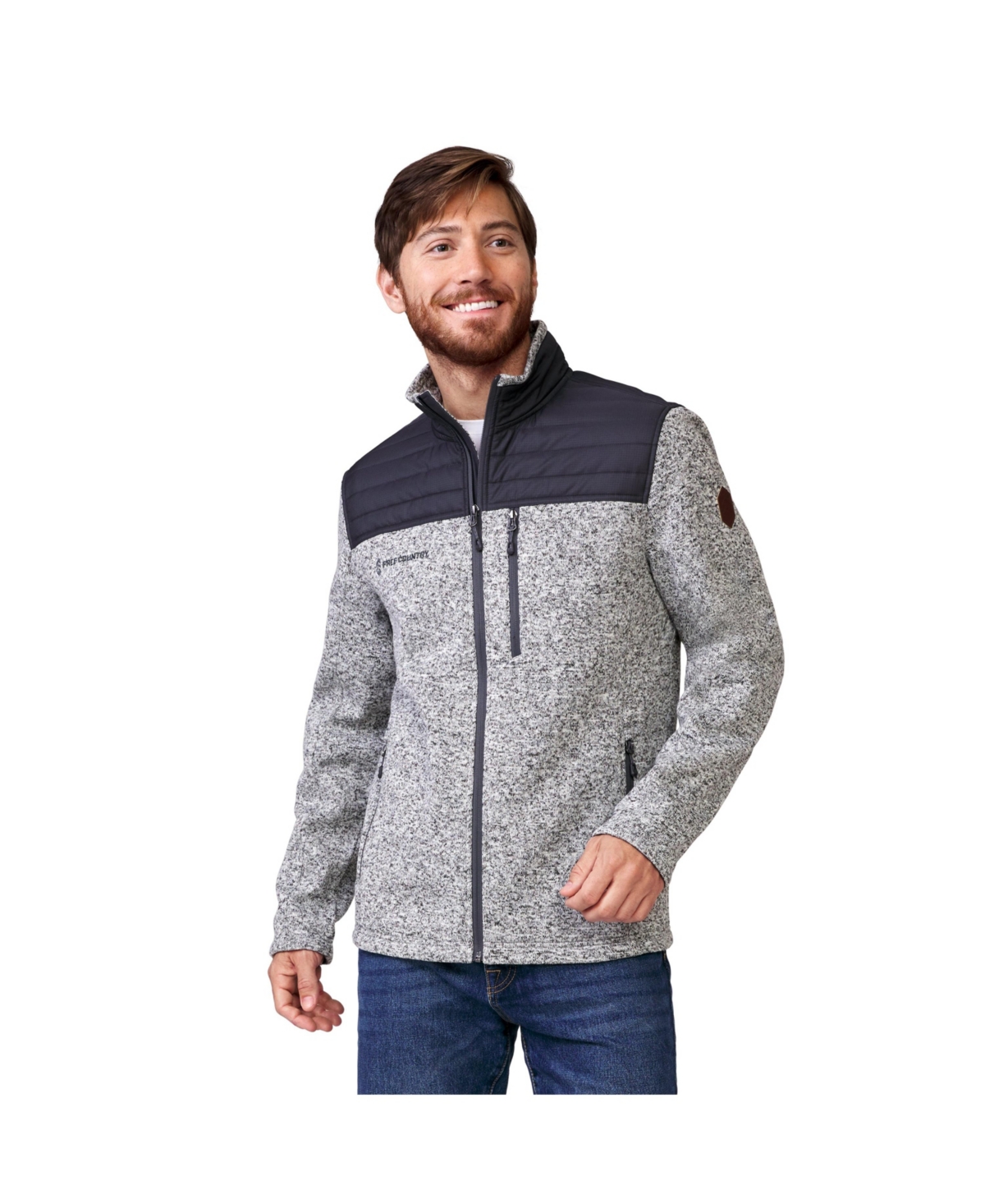 Men's Frore Knit Fleece Jacket - Fog heather