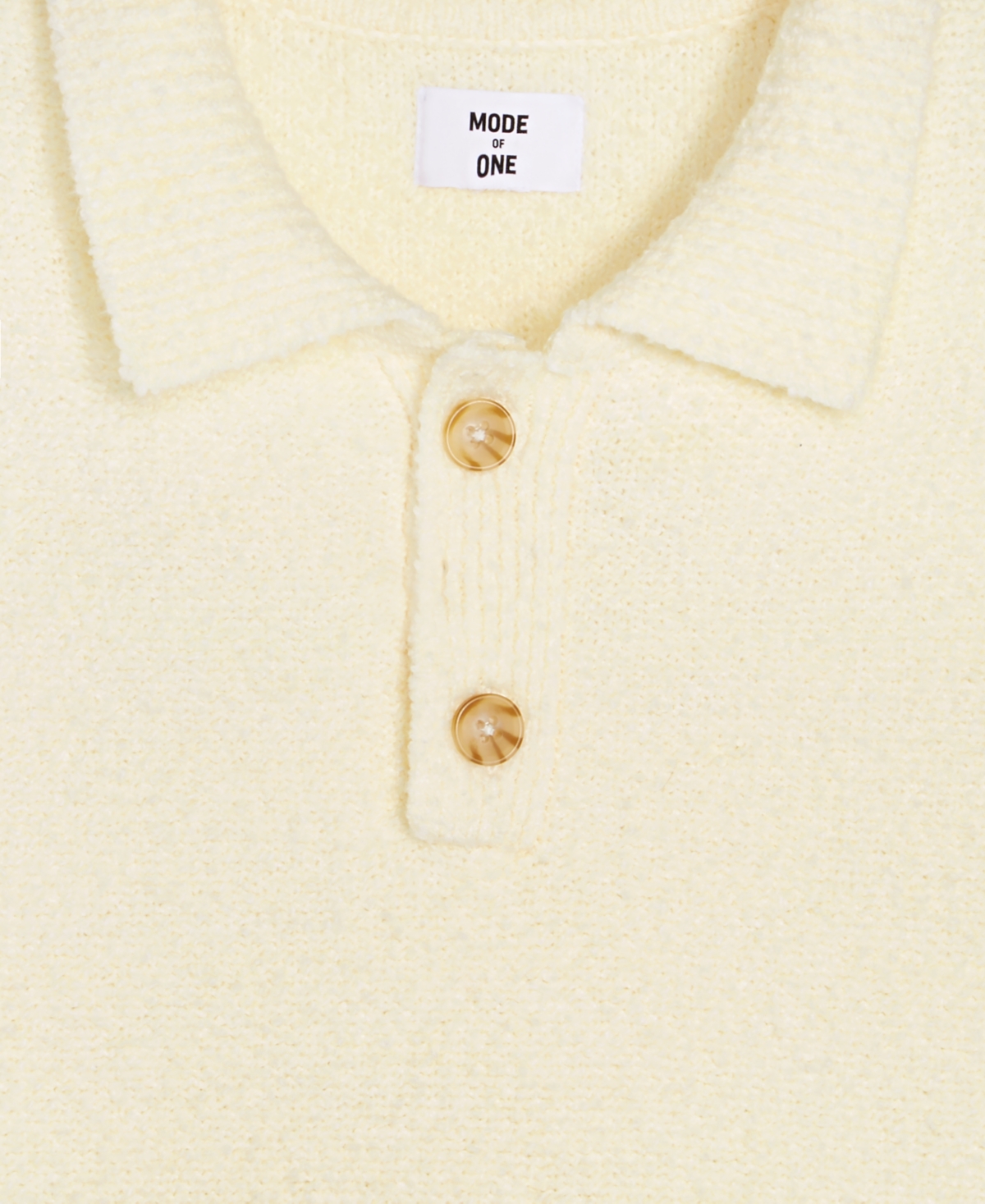 MODE OF ONE MEN'S LONG-SLEEVE POLO SWEATER, CREATED FOR MACY'S 
