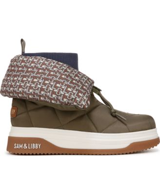 Women's Cruz Fold Over Puffer Cold Weather Booties