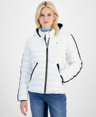 Tommy Hilfiger - Women's Hooded Zip-Front Puffer Jacket