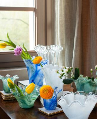 Onda Glass Short Vase