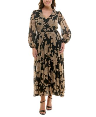 Plus Size Printed Maxi Dress