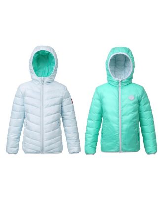 Girls Reversible Lightweight Puffer Jacket