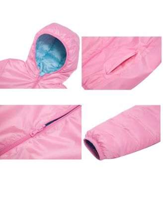 Girls Reversible Lightweight Puffer Jacket