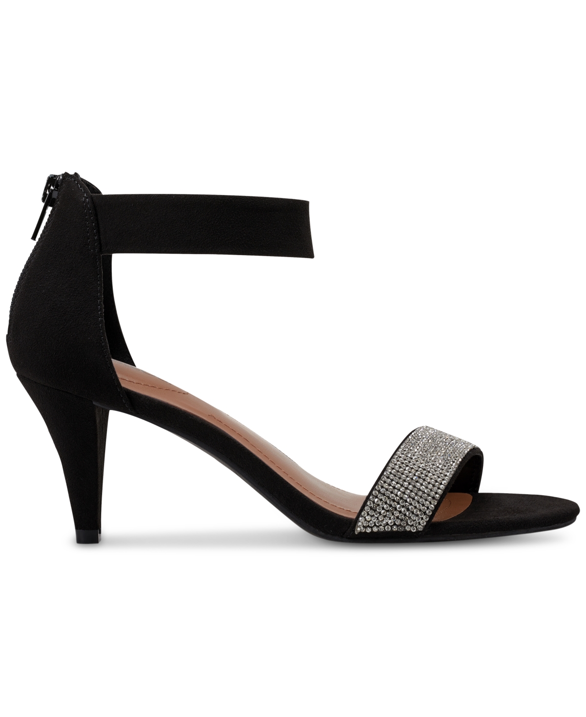 Style & Co Women's Phillys Two-Piece Evening Sandals, Created for Macy's -Silver