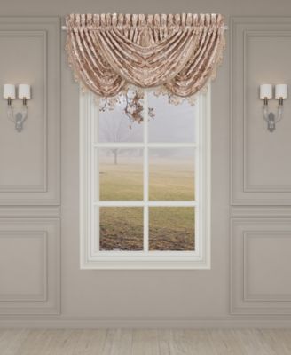 Rosewater Window Waterfall Valance, 33" x 43"