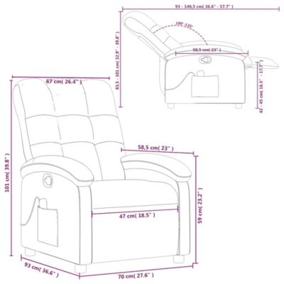Modern Massage Recliner Chair with Adjustable Backrest, USB-Powered Vibration, and Breathable Fabric Upholstery