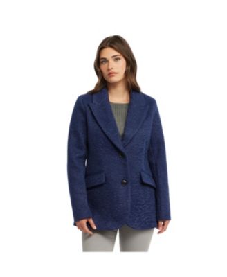 Women's Wave Boucle Tailored Coat