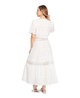 Women's Summer Breeze Lace Midi Dress