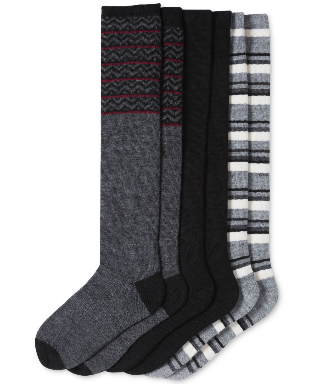 Hue Women's 3-Pk. Thick Fashion Knee-High Socks