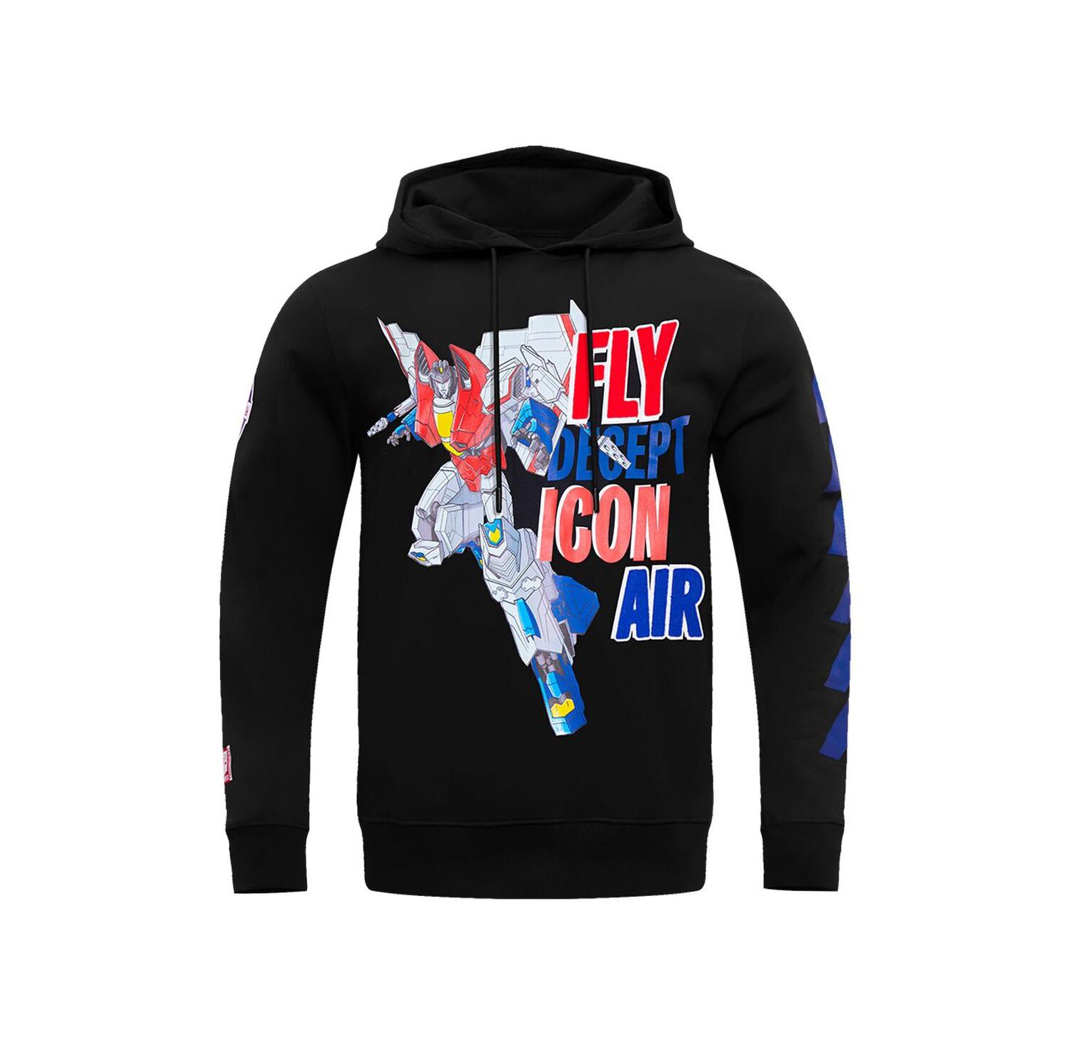 Men's and Women's Black Transformers Decepticon Air Pullover Hoodie