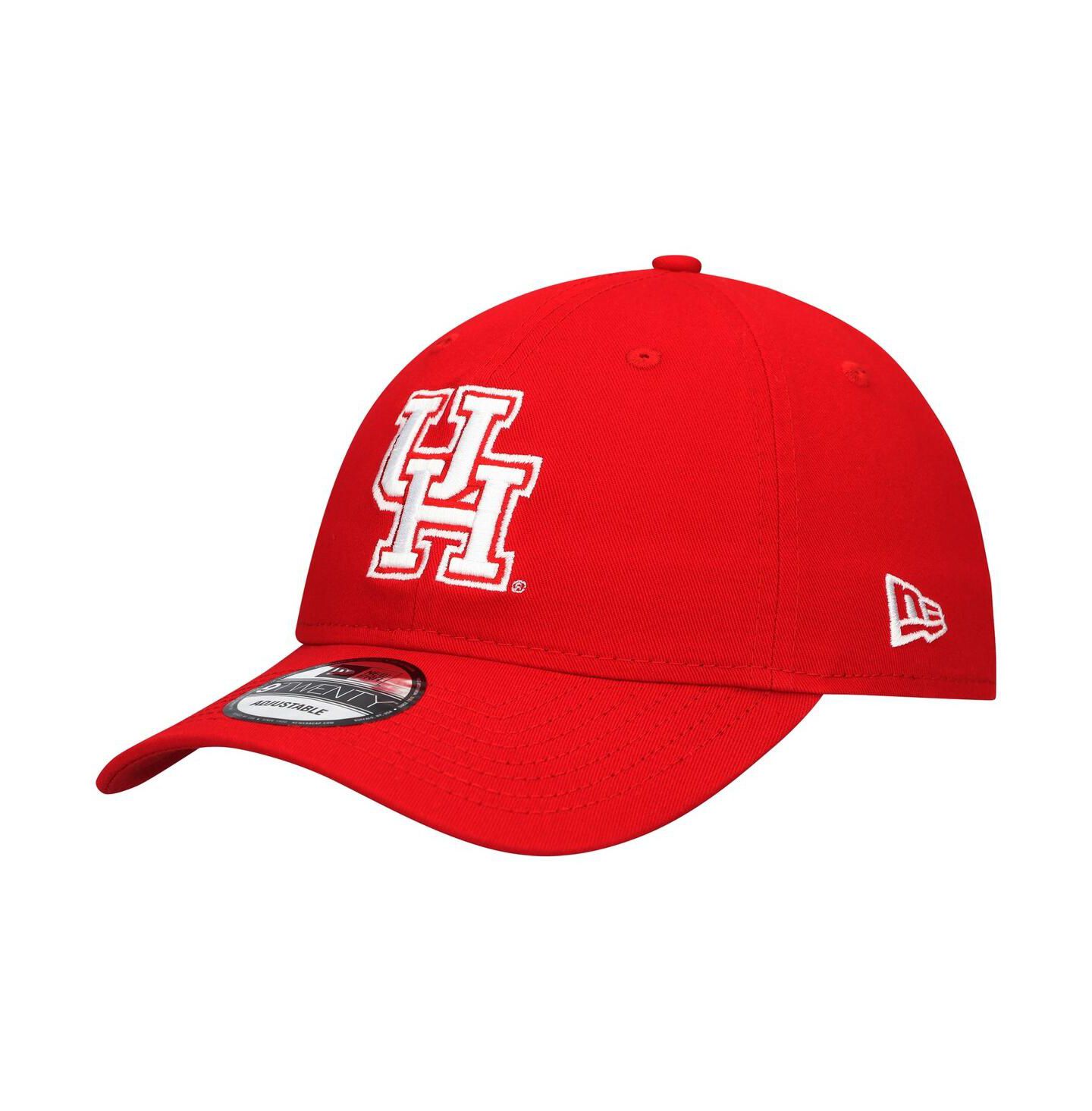 Мужская кепка New Era Red Houston Cougars Team 9TWENTY Adjustable Hat — фото 1