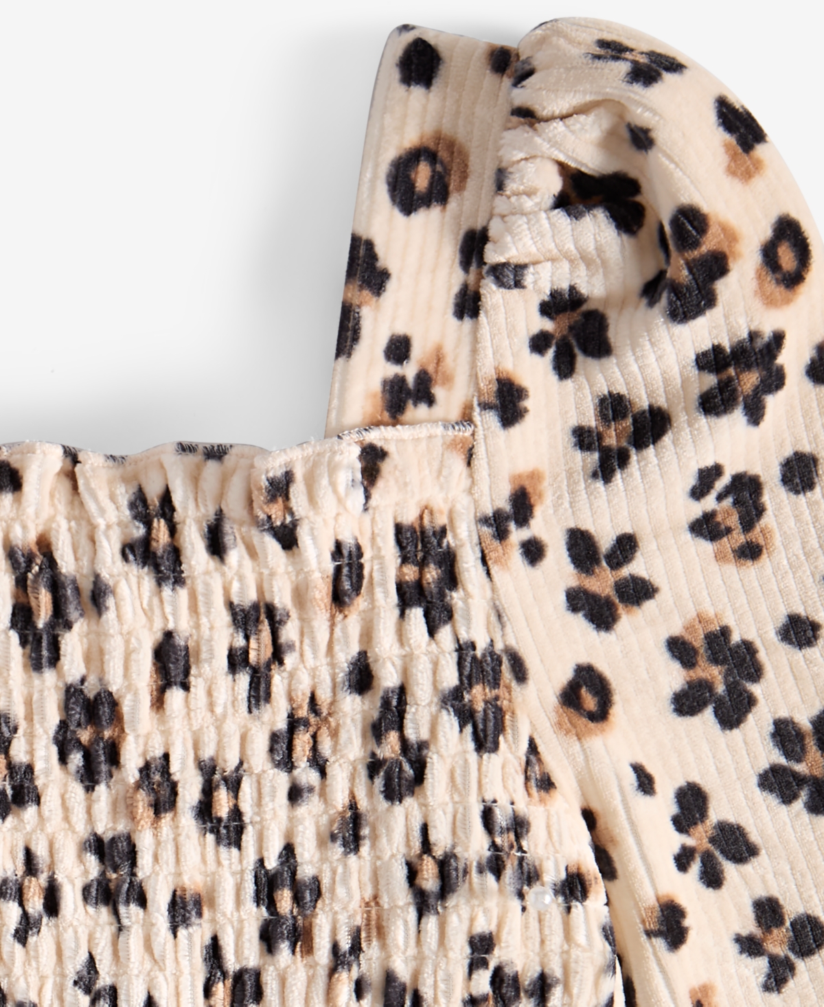 Nannette Toddler Girls Animal-Print Dress