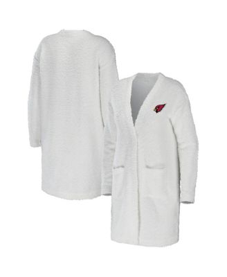 Women's Cream Arizona Cardinals Cozy Lounge Cardigan Sweater