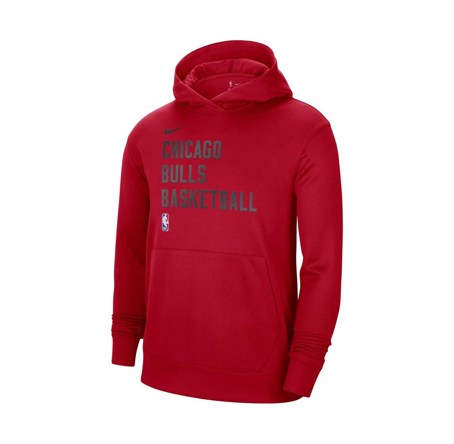 Men's and Women's Red Chicago Bulls 2023/24 Performance Spotlight On-Court Practice Pullover Hoodie