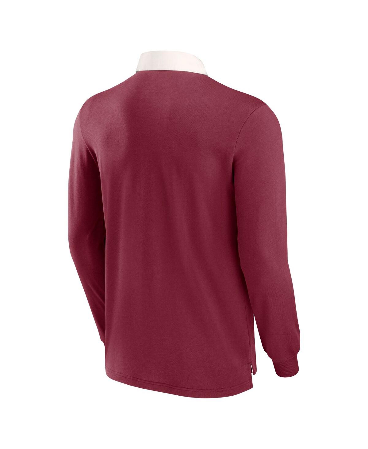 Fanatics Men's Red Atlanta United Fc Penalty Kick Long Sleeve Polo In Red