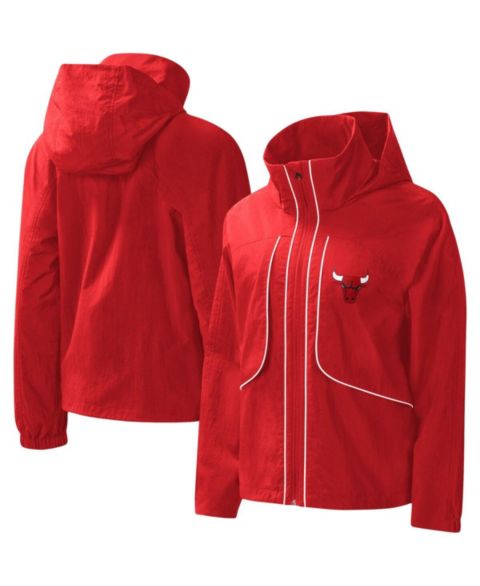 Женские худи G-III 4Her by Carl Banks Women's Red Chicago Bulls Last Shot Full-Zip