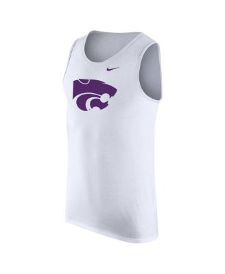 Men's White Kansas State Wildcats Tank Top