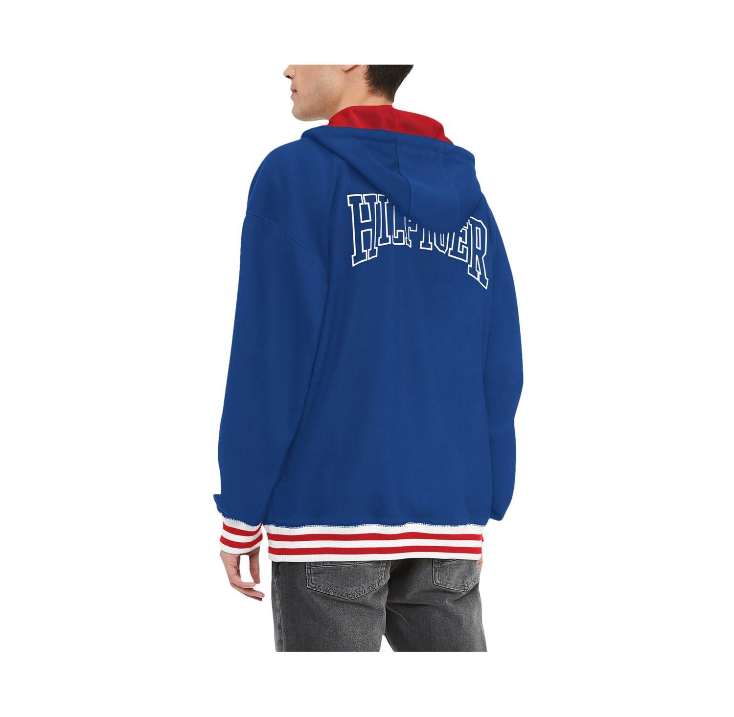 Men's Royal Buffalo Bills Aaron Quarter-Zip Hoodie