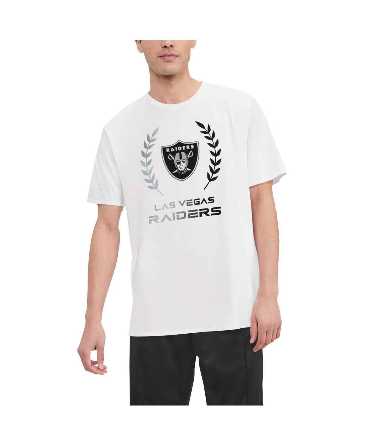 Tommy Hilfiger Men's White Las Vegas Raiders Miles T-shirt In White