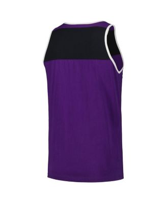 Men's Purple/Black Minnesota Vikings Heritage Colorblock Tank Top