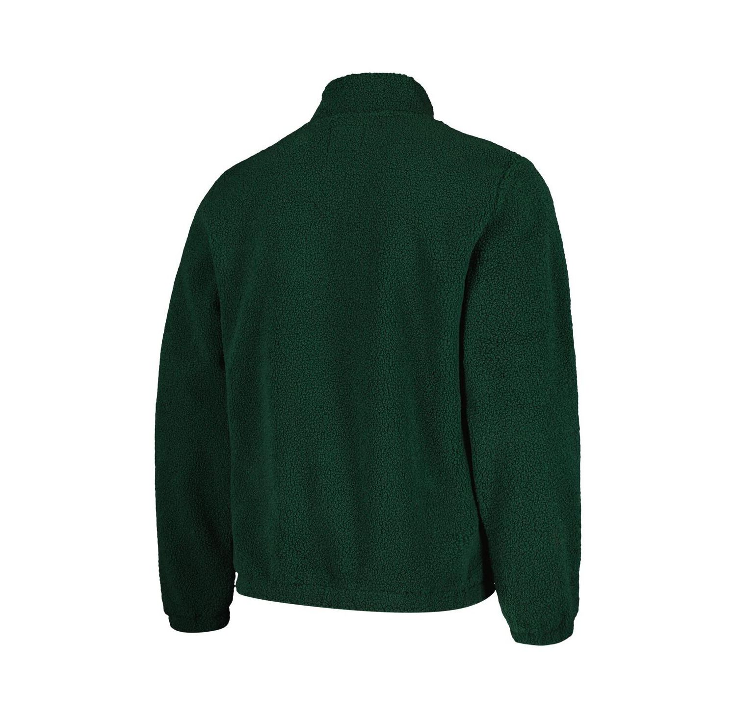 Men's Green Michigan State Spartans Pinch Runner Half-Zip Top