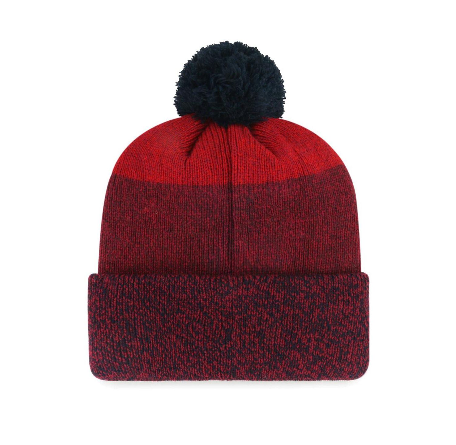 Men's Red Boston Red Sox Darkfreeze Cuffed Knit Hat with Pom